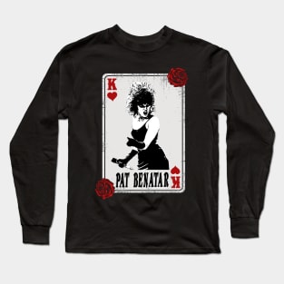 Vintage Card Pat Benatar Long Sleeve T-Shirt